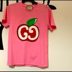 Pink Gucci T-shirt for WOMAN
